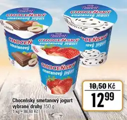 TEMPO Choceňský smetanový jogurt nabídka
