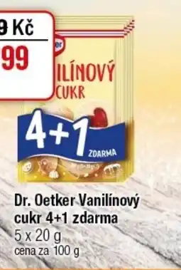 TEMPO Dr. Oetker Vanilínový cukr 4+1 zdarma nabídka