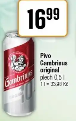 TEMPO Pivo Gambrinus original nabídka