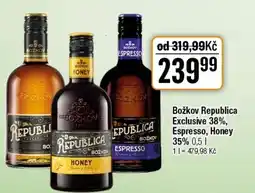 TEMPO Božkov Republica Exclusive 38%, Espresso, Honey 35% nabídka