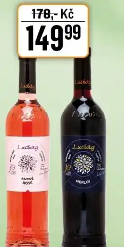 TEMPO Víno Ludwig André Rosé, Merlot nabídka