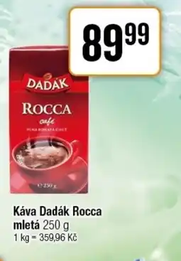 TEMPO Káva Dadák Rocca mletá nabídka