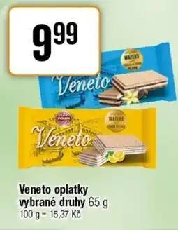 TEMPO Veneto oplatky nabídka