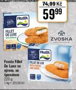 TEMPO Frosta Fillet De Luxe se sýrem, se špenátem nabídka