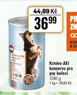 TEMPO Krmivo AXI konzerva pro psy kuřecí nabídka
