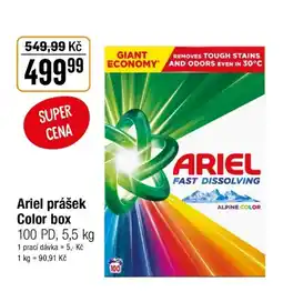 TEMPO ARIEL prášek Color box nabídka