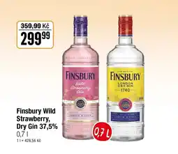 TEMPO Finsbury Wild Strawberry, Dry Gin 37,5% nabídka