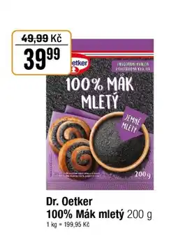 TEMPO Dr. Oetker 100% Mák mletý nabídka
