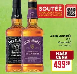 Billa Jack Daniel's nabídka