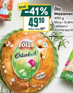 Billa Ölz Mazanec nabídka