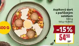 Billa Aspikový dort s pařížským salátem nabídka