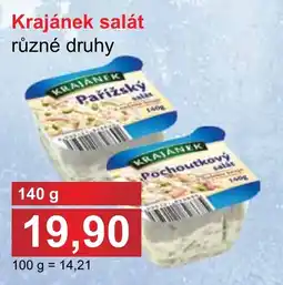 PLUS JIP Krajánek salát nabídka