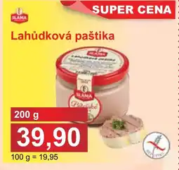 PLUS JIP Lahůdková paštika nabídka