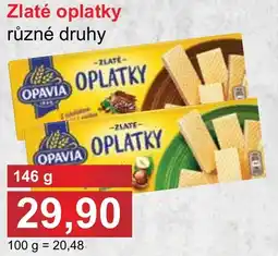PLUS JIP Opavia Zlaté oplatky nabídka