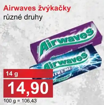 PLUS JIP Airwaves žvýkačky nabídka