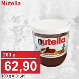 PLUS JIP Nutella nabídka