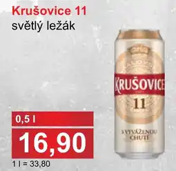 PLUS JIP Krušovice 11 světlý ležák nabídka