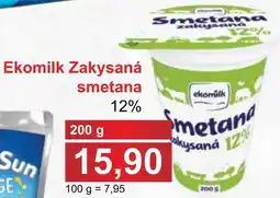 PLUS JIP Ekomilk Zakysaná smetana 12% nabídka