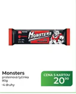 Tamda Foods Monsters proteinová tyčinka nabídka