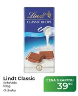 Tamda Foods Lindt Classic cokolada nabídka