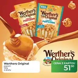 Tamda Foods Werthers Original popcorn nabídka