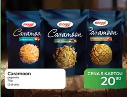 Tamda Foods Caramoon popcorn nabídka