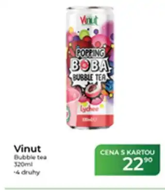 Tamda Foods Vinut Bubble tea nabídka