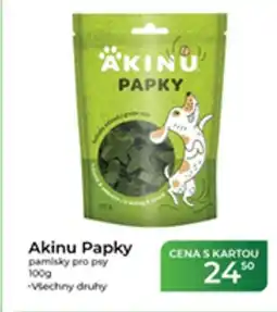 Tamda Foods Akinu Papky pamlsky pro psy nabídka