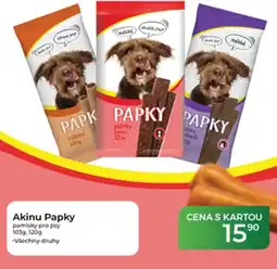 Tamda Foods Akinu Papky pamlsky pro psy nabídka