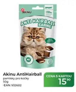 Tamda Foods Akinu AntiHairball pamlsky pro kočky nabídka