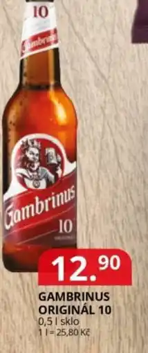 Potraviny CZ Gambrinus originál 10 nabídka