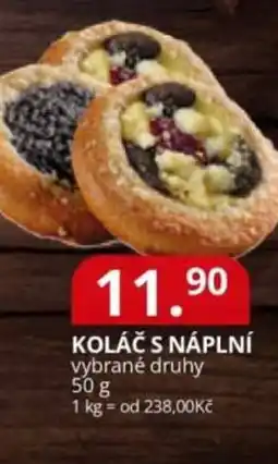 Potraviny CZ Koláč s náplní nabídka
