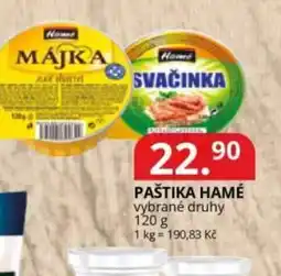 Potraviny CZ Paštika hamé nabídka