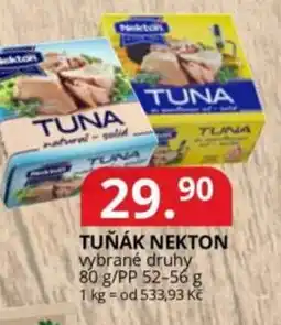 Potraviny CZ Tuňák nekton nabídka