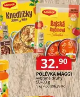 Potraviny CZ Polévka Maggi nabídka