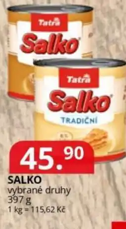 Potraviny CZ Tatra Salko nabídka