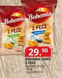 Potraviny CZ Bohemia chips z pece nabídka