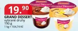 Potraviny CZ Grand Dessert nabídka