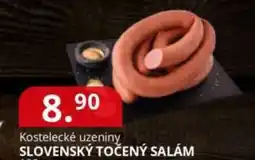 Potraviny CZ Kostelecké uzeniny slovenský točený salám nabídka
