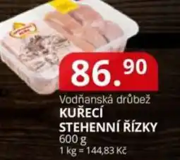 Potraviny CZ Vodňanská drůbež kuřecí stehenní řízky nabídka