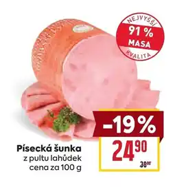 Billa Písecká šunka z pultu lahůdek nabídka