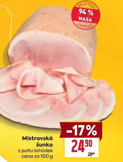 Billa Mistrovská šunka nabídka
