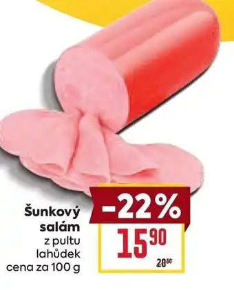 Billa Šunkový salám nabídka