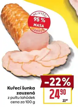 Billa Kuřecí šunka zauzená nabídka