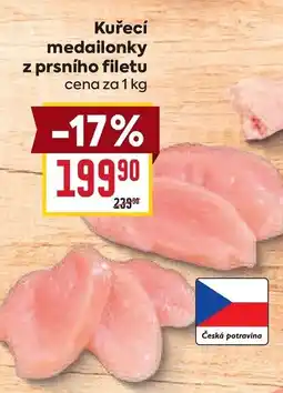 Billa Kuřecí medailonky z prsního filetu nabídka