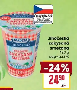 Billa Madeta Jihočeská zakysaná smetana nabídka