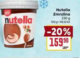 Billa Nutella Zmrzlina nabídka