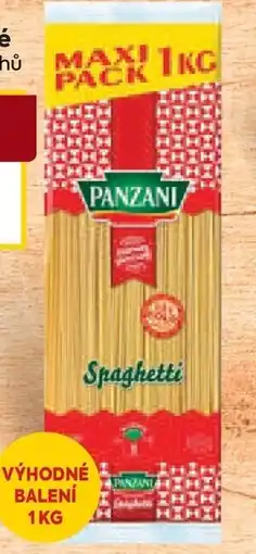 Billa Panzani Těstoviny semolinové nabídka