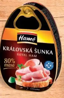 Billa Hamé Královská šunka nabídka