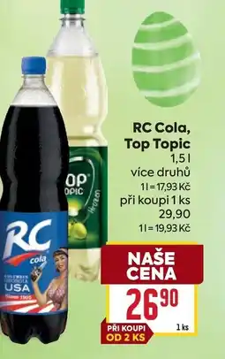 Billa RC Cola, Top Topic nabídka